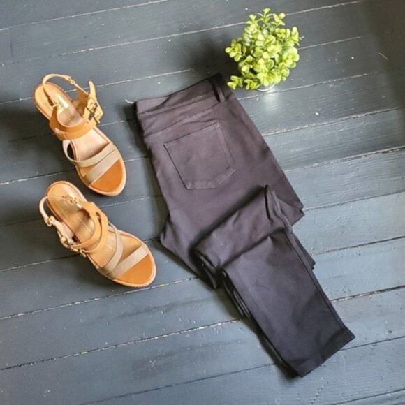 J.crew Skinny Black Pants - Picture 1 of 8